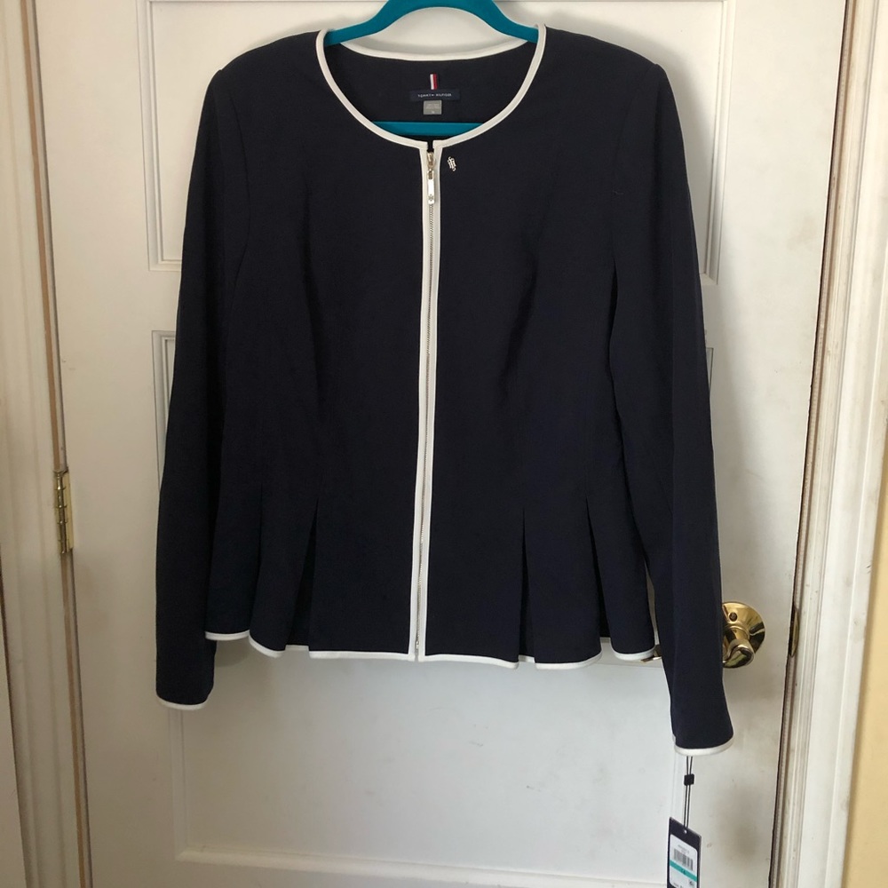 Tommy Hilfiger Navy Blue jacket size 16